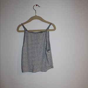 Striped crop top